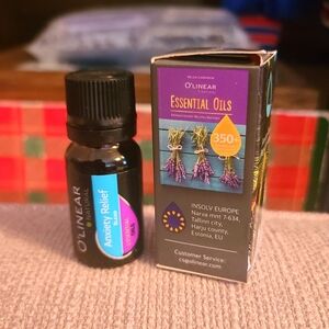 O'Linear Natural Anxiety Relief Essential Oils .33 OZ